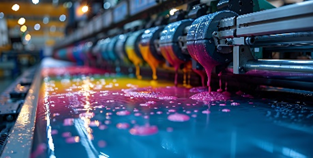 A black and white circle with textDescription automatically generated