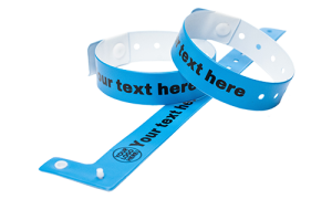 L-Shape Vinyl Wristbands