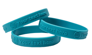 Embossed Silicone Wristbands