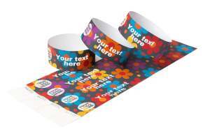 Edge to Edge Paper Wristbands